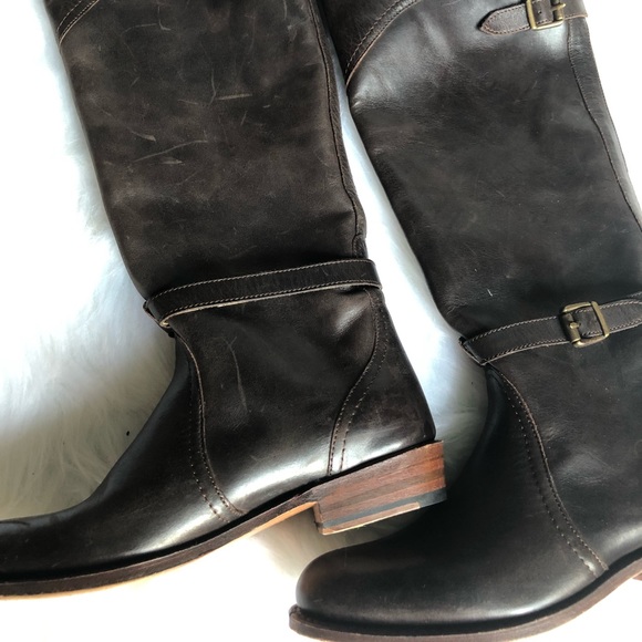 Frye Leather Riding Boots - Picture 2 of 7